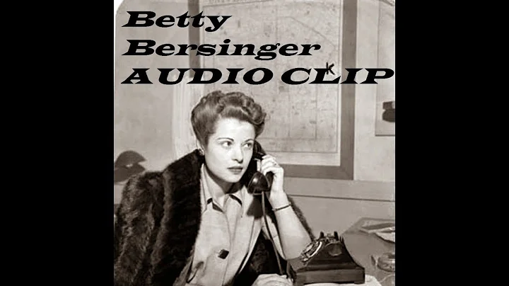 Betty Bersinger (Black Dahlia Witness 1996 Intervi...
