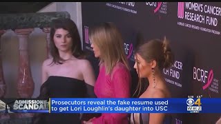 Resume For Lori Loughlin's Daughter Olivia Jade Claims She Rowed In Head Of The Charles