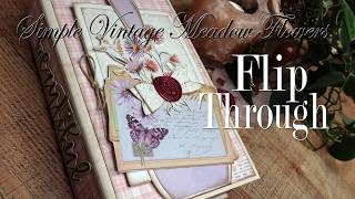 Full Flip Through of the Vintage Meadows Scrapbook album
