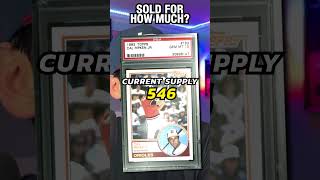 1983 TOPPS #163 CAL RIPKEN JR. Baseball Card graded PSA 10 sold on eBay for how much?!