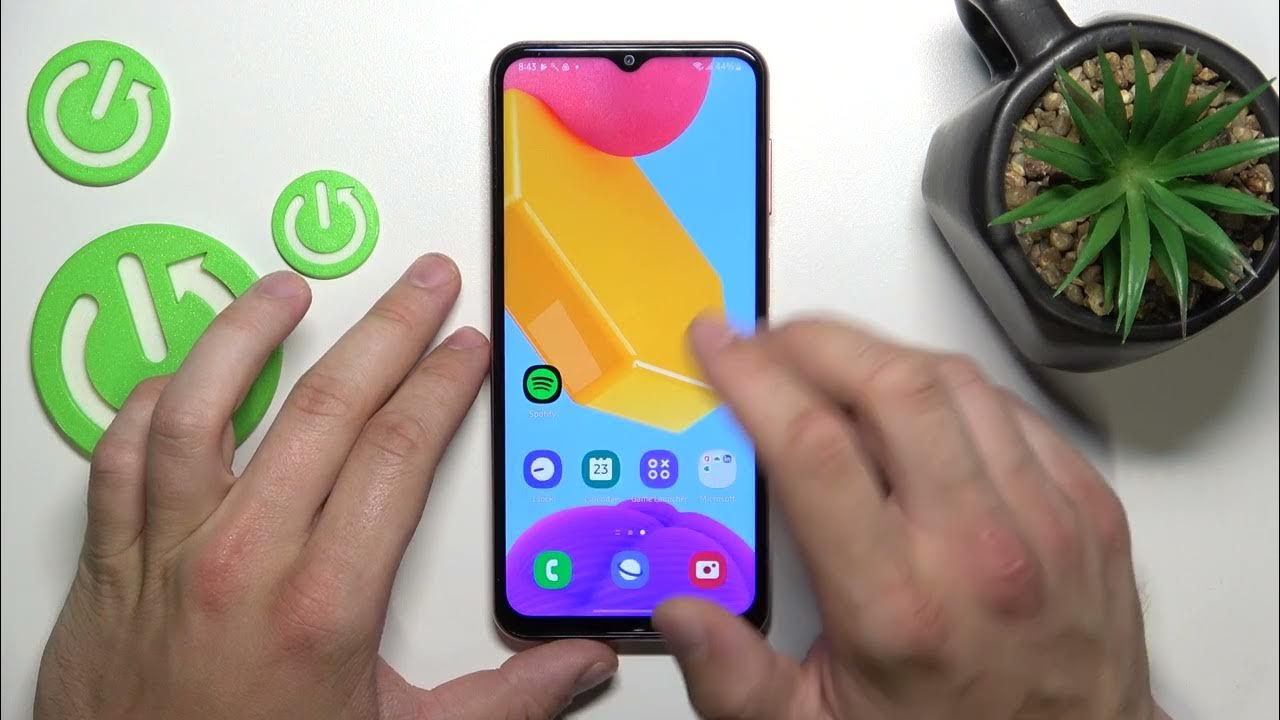 How to Remove SMS App from Home Screen in Samsung Galaxy M13 Bring