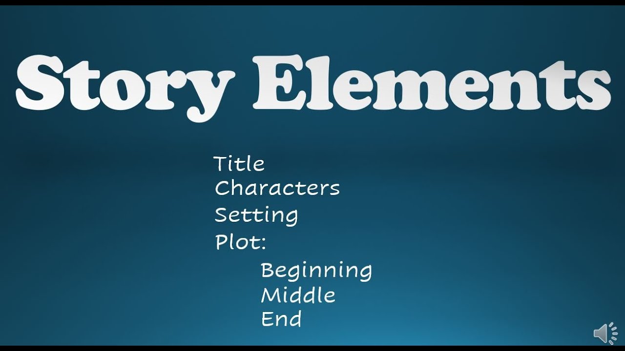 Story Elements - YouTube