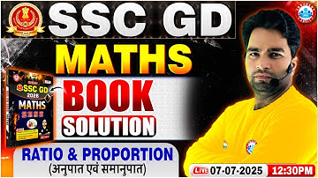 SSC GD Maths Classes 2025 | SSC GD Maths Book Solution | Ratio & Proportion | RWA GD Book Solution