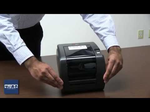 Tutorial on Loading Label Tape and Ink Cartridges for ExpressPrint 9416 from Penn Emblem Company