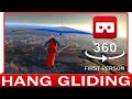 360° VR VIDEO - HANG GLIDING - Hang Gliders - Hang Point - VIRTUAL REALITY 3D