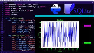 How to graph SQLite3 data in Python with Tkinter