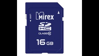 тест карты памяти SD  MIREX CLASS 10 БЕЗ ПОДДЕРЖКИ UHS в видеокамере PANASONIC HC V 160