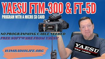 Programming Yaesu FTM-300 / FT-5D with a micro SD Card