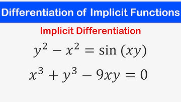 🔶29 - Implicit Differentiation