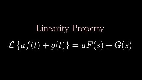 Linearity Property of the Laplace Transform and 7 Useful Transforms to Know! Full Example.