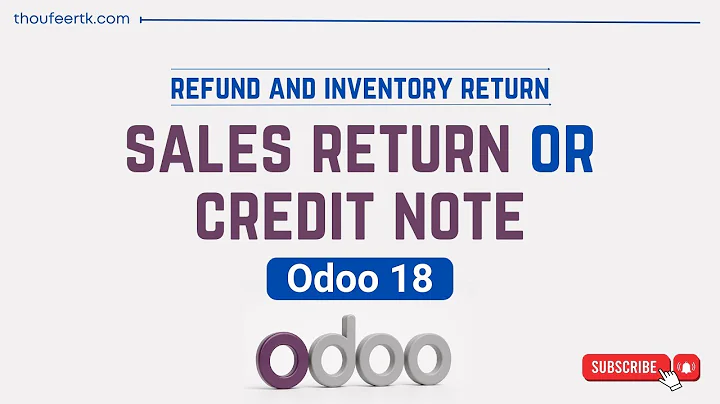 Sales Return in Odoo 18 | Credit Note and Inventory Return
