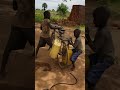 AFRICAN VILLAGE BOYS FETCHING WATER