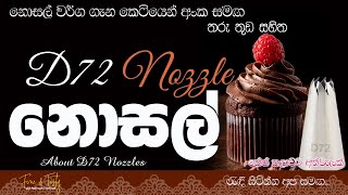 D72 නොසල අයිසින් මෝස්‌තර|D72 Piping Tip Designs Sinhala|Cake Icing Tips|Fine & Tasty|Icing Tips