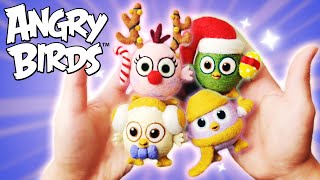 Happy Holidays With The Hatchlings | Angry Birds Asmr Needlefelt Wool Art 🎄