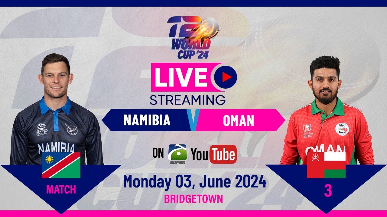 Live T20 World Cup 2024 Scorecard Namibia vs Oman ICC Men's T20