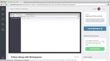 Follow Along with Workspaces