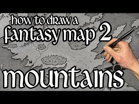 How to Draw A Fantasy Map (Part 2: Mountains)