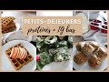 Petit djeuner ig bas et protin  recettes healthy et faciles sans sucre ajout