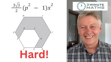 GCSE Maths 2023 Revision Area of a Hexagon - Hard