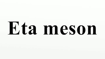 Eta meson