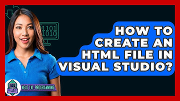 How To Create An HTML File In Visual Studio? - Next LVL Programming