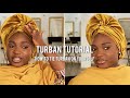 Turban tutorial  how to tie a turban yourself rawsilk material