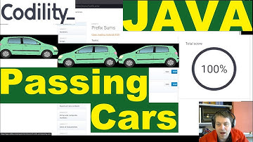 Codility Passing Cars