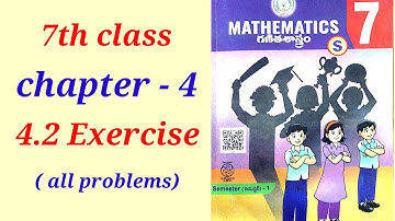 7th class maths chapter 4 exercise 4.2 new syllabus 2023 || simple equations || Ncert 7th||