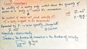 Dynamics 11- Linear momentum- class 9th physics chapter 03 dynamics-Asaanphysics pushto lecture