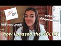 how i passed the NCLEX in 60 questions | advice & study tips!!