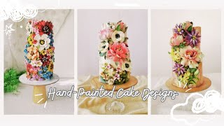 Amazing Hand painted Floral Cake Designs for Any Occasions Satisfying Cake Decorating Compilation