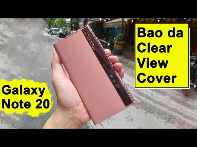 Đánh giá bao da Clear View Cover Note 20 chính hãng | Official Clear View Cover Note 20 Case