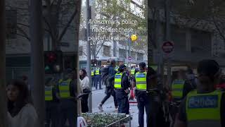 Why so many police at rallies? 🤔 #vicpol #melbourne #police #shorts #exploremelbourne #australia