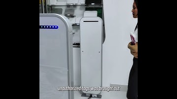 Anti-theft Multi-tag UHF RFID Portal Reader/RFID Vertical Access Control System for Retail Library