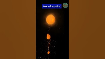 How moon was formed, Supercomputer Simulation