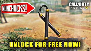 HOW TO UNLOCK/GET NUNCHUCKS COD MOBILE | SEASON 10 NEW MELEE WEAPON | CODM