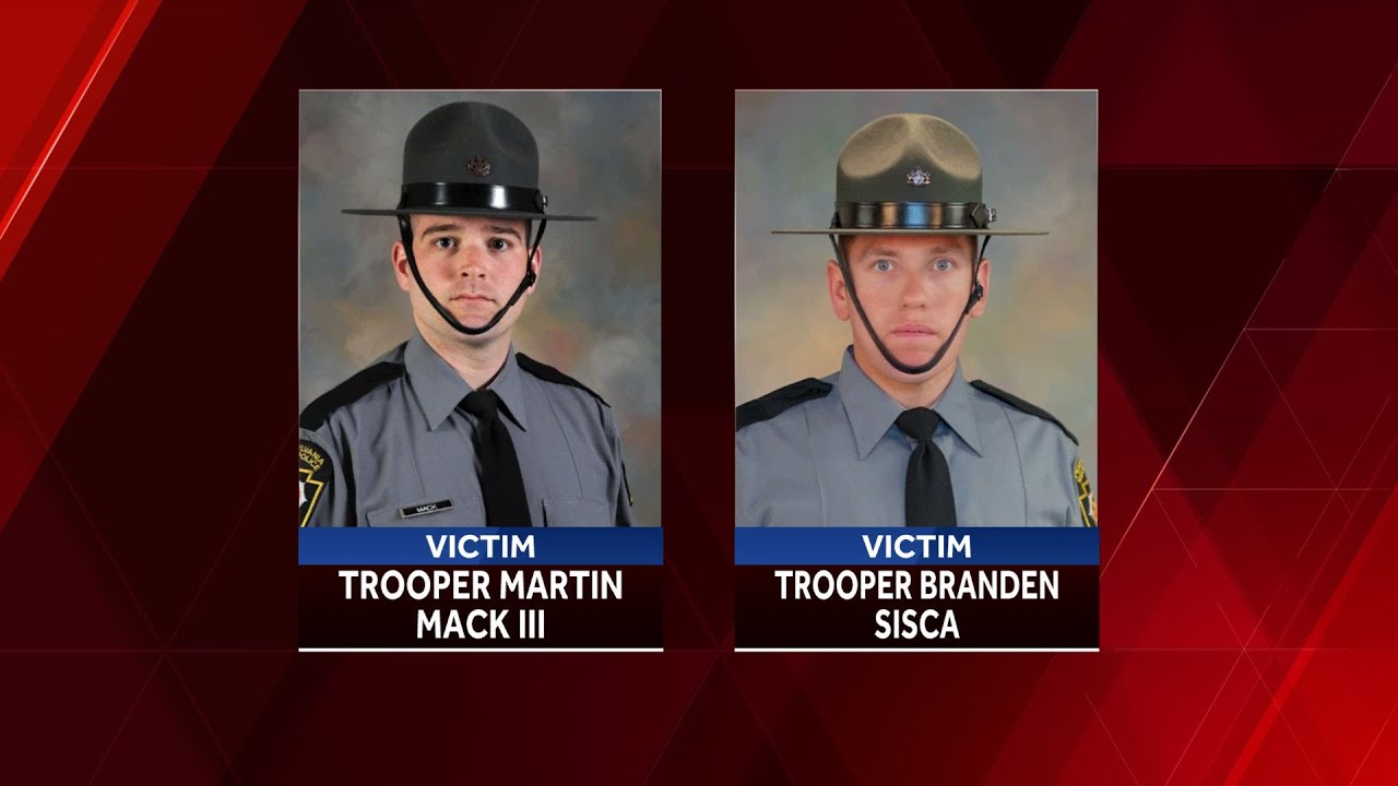 Funeral arrangements made for two Pennsylvania State troopers killed in ...