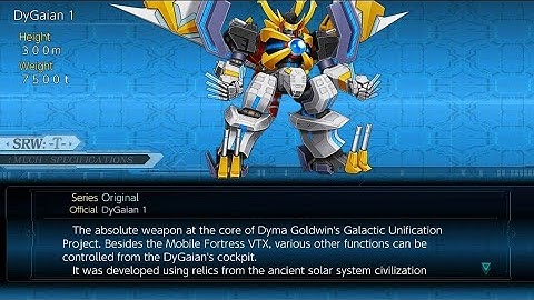 Enemy DyGaian 1 (Dyma) attack/s (Original), Super Robot Wars T.