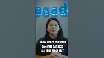 🚀 Challenge Yourself: Free All India CAT Mock Test to Test Your Limits! #deepikaawasthi #freetest
