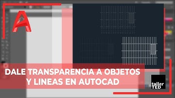 Dale transparencia a objetos y lineas en AutoCAD!