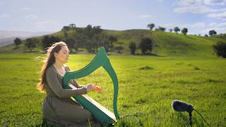 Gentle Harp in the Rolling Hills: 1 Hour | Sarah Bhalla