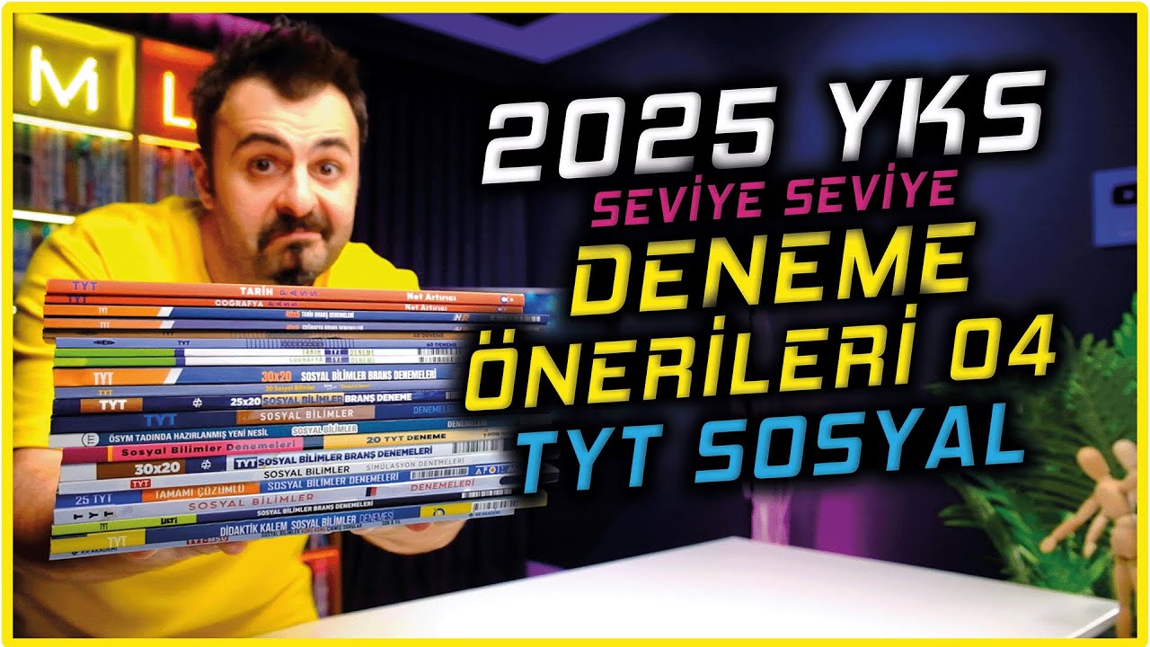 2025 TYT Sosyal Deneme Önerileri | Seviye Seviye | Sponsorsuz | Deneme Kombini 04