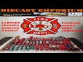 Diecast scale model fire truck collection 2022