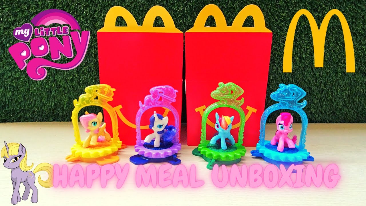 My Little Pony McDonald's Happy Meal Unboxing - YouTube