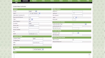 Create New Account in Utilibill
