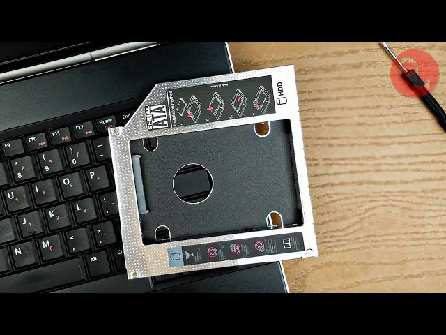 Карман для SSD HDD диска вместо привода на ноутбуке Dell E5420 | Caddy с  Китая - YouTube