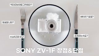 브이로그카메라📸 소니 ZV-1F 리뷰💚 | 2개월 사용 장점 & 단점🧁 | 얼굴 예쁘게 나오는 카메라 비교 캐논 g7x mark2 vs 아이폰11pro 🤍