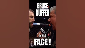 CRAZY! Bruce Buffer right in Fighter