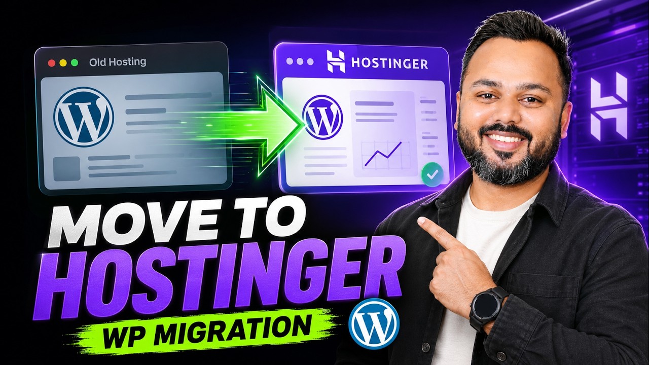 How to Migrate WordPress Website to Hostinger | Step-by-Step Tutorial