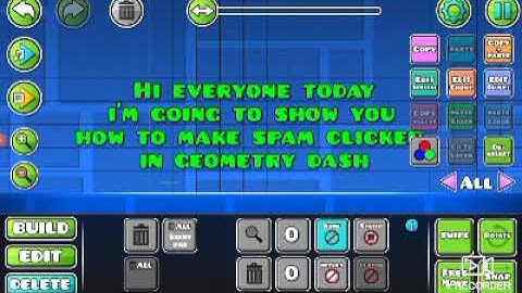 (Tutorial) How to make spam clicker in geometry dash 2.2